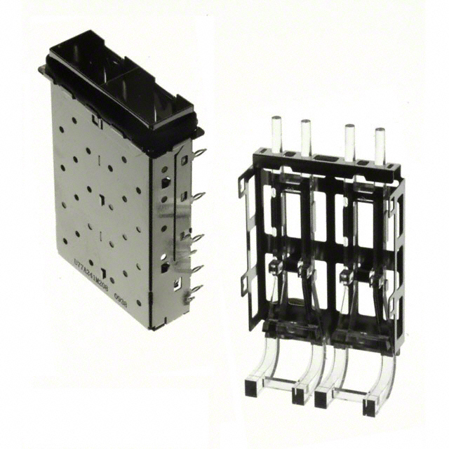 CONN SFP+ CAGE 1X2 PRESS-FIT R/A