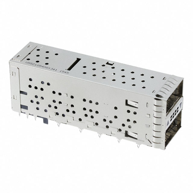 CONN QSFP+ RCP W/CAGE 2X1 76P RA