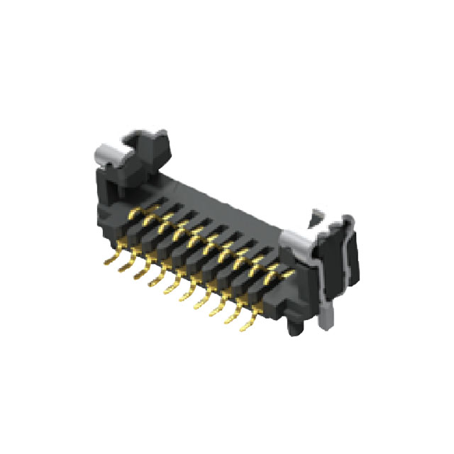 CONN MICRO FLYOVER RCPT 10P SMD