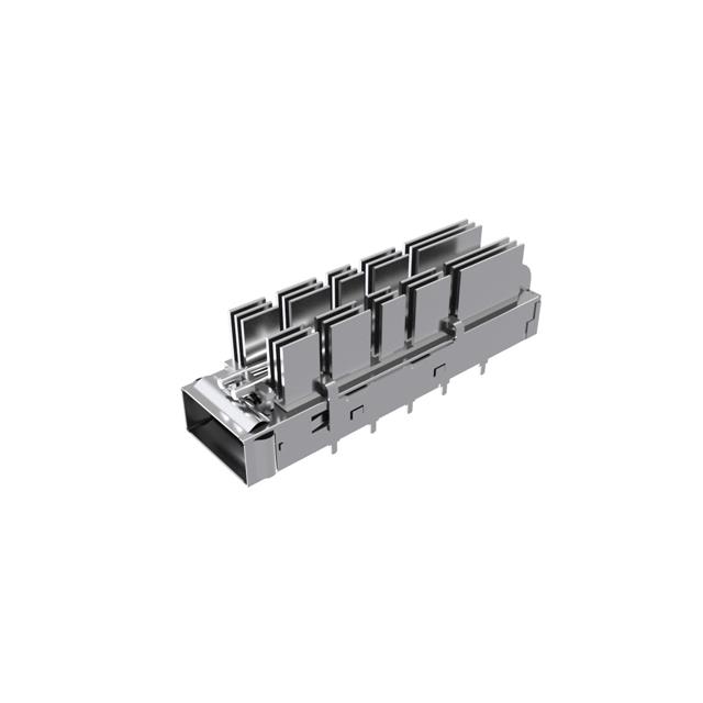 1X1 QSFP-DD CAGE ASSEMBLY WITH 1