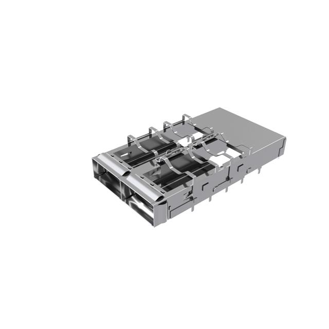 1X2 QSFP-DD CAGE WITH OPEN TOP A