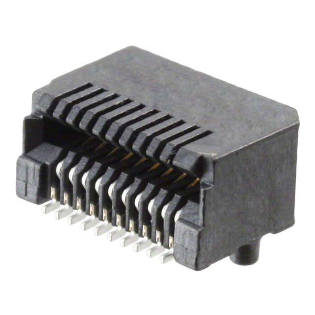 CONN SFP+ RCPT 20POS SLD R/A SMD