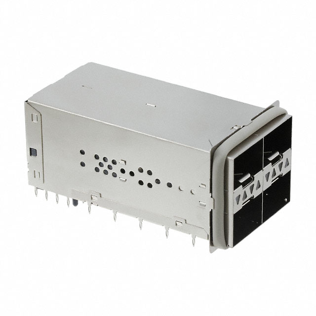 CONN SFP RCPT W/CAGE 2X2 80P R/A