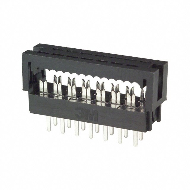 CONN DIP HDR IDC 14P 28AWG VERT