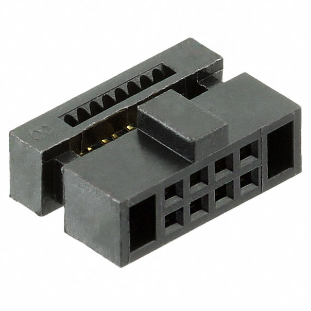 CONN SOCKET 8POS IDC GOLD