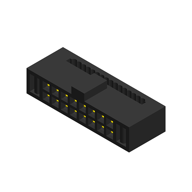 CONN SOCKET 16POS IDC GOLD