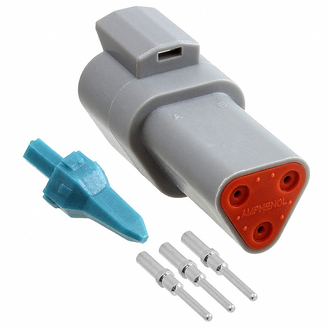 CONN RCPT 3POS CRIMP 16-18AWG