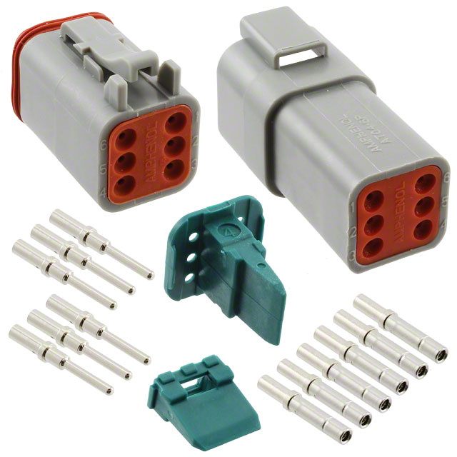 CONN PLUG&RCPT 6P CRIMP 16-18AWG