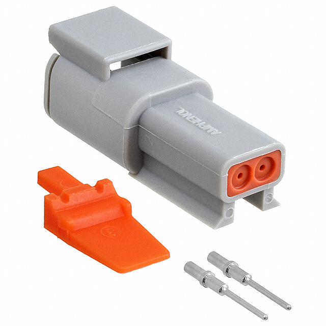 CONN RCPT 2POS CRIMP 16-22AWG