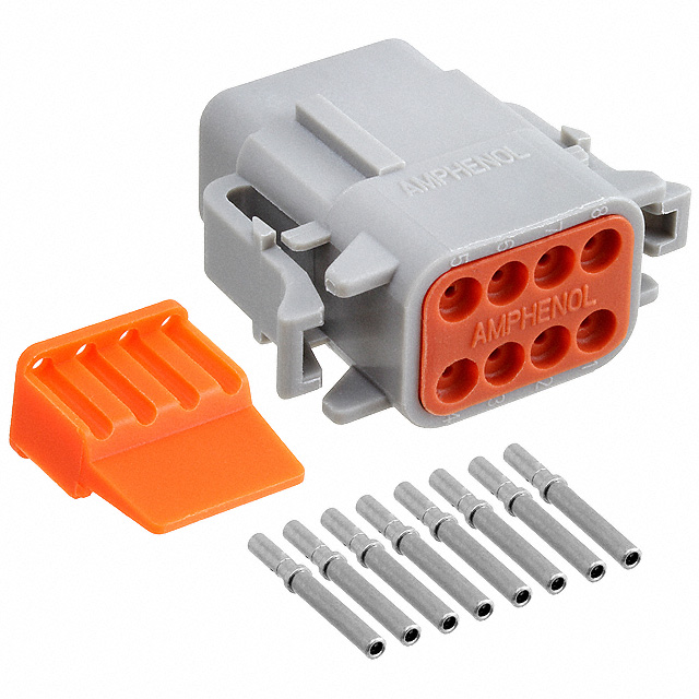 CONN PLUG 8POS CRIMP 16-22AWG
