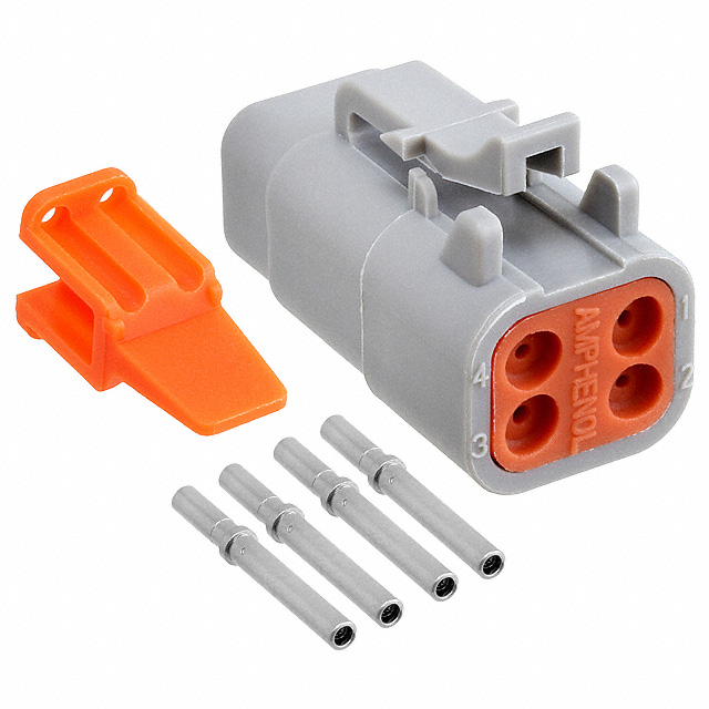 CONN PLUG 4POS CRIMP 16-22AWG