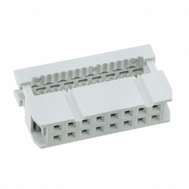 CONN SOCKET 16POS IDC TIN