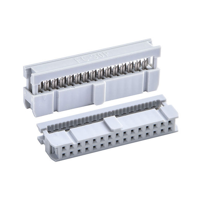 CONN SOCKET 30POS IDC TIN