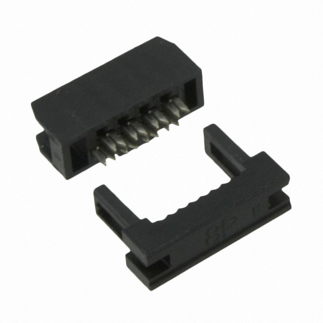 CONN SOCKET 8POS IDC GOLD