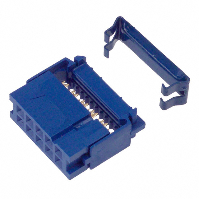 CONN RCPT 10POS IDC GOLD