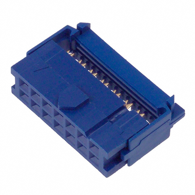 CONN RCPT 14POS IDC GOLD