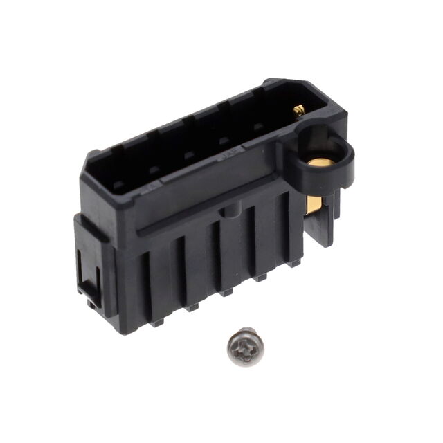 6 POSITION MALE PANEL MOUNT RECE