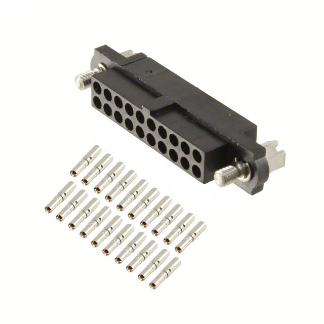 CONN RCPT 20POS CRIMP 22AWG GOLD