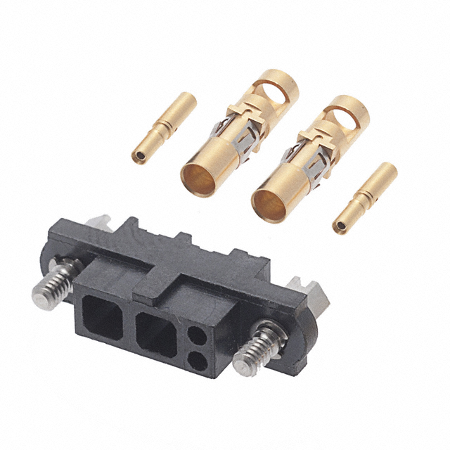 CONN RCPT 4P CRIMP 24-28AWG GOLD