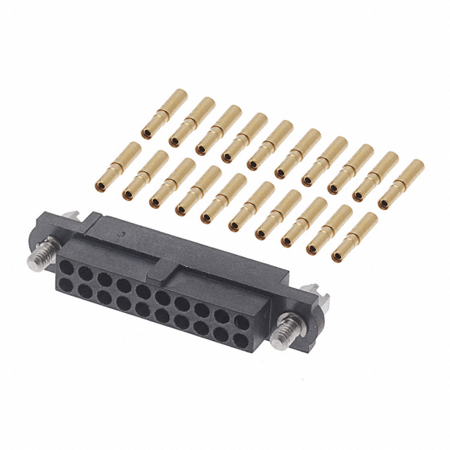 CONN RCPT 20POS CRIMP 22AWG GOLD