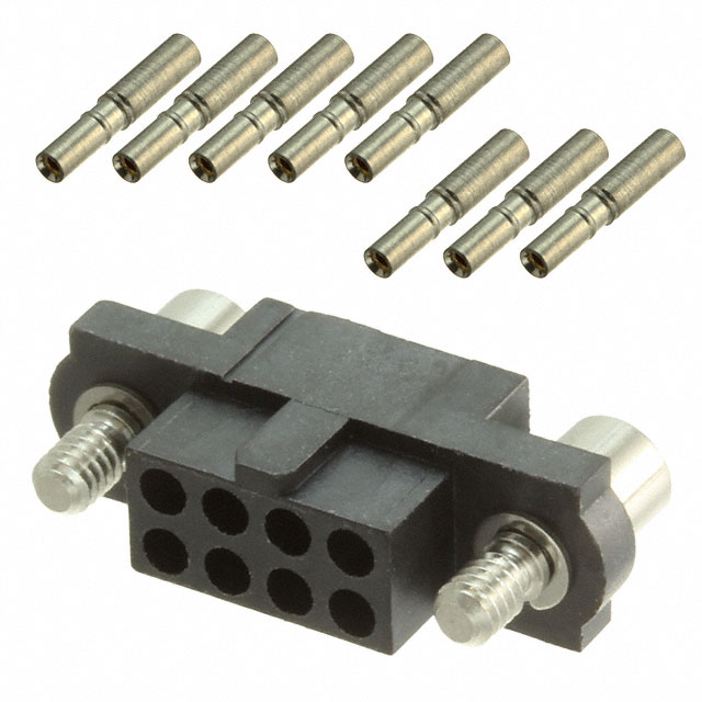 CONN RCPT 8P CRIMP 28-32AWG GOLD