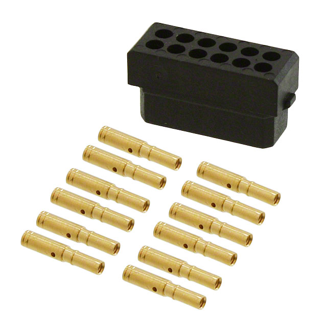 CONN RCPT 12POS CRIMP 28-32AWG