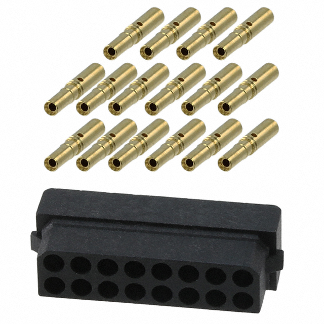 CONN RCPT 16POS CRIMP 24-28AWG