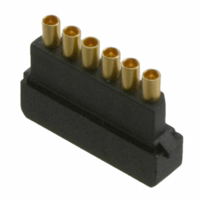 CONN RCPT 6POS CRIMP 22AWG GOLD