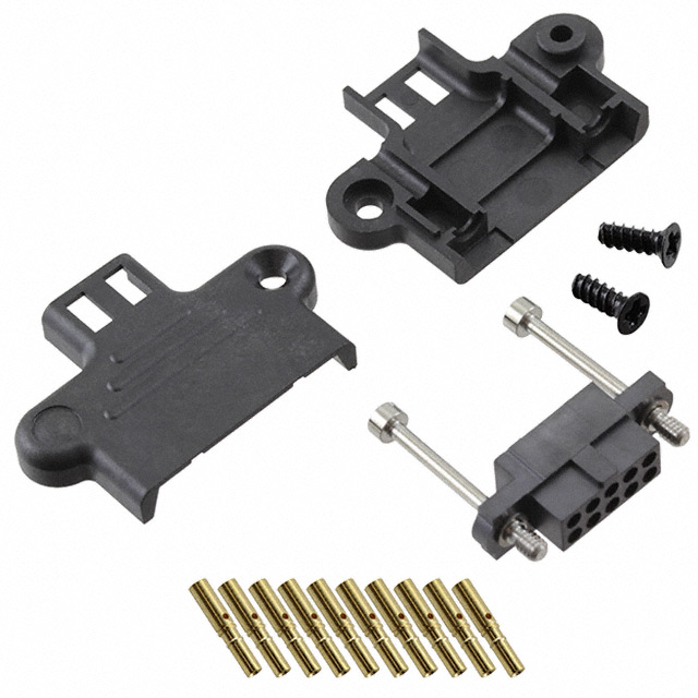 CONN RCPT 10POS CRIMP 24-28AWG