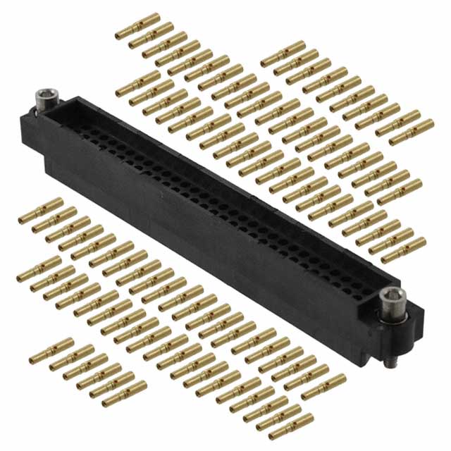 CONN RCPT 96POS CRIMP 22AWG GOLD