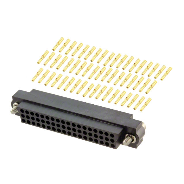CONN RCPT 54POS CRIMP 22AWG GOLD