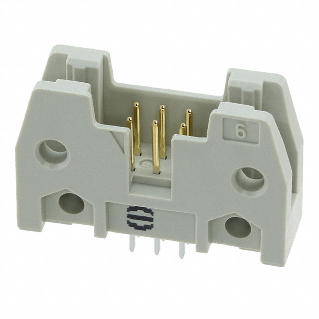 CONN HEADER VERT 6POS 2.54MM