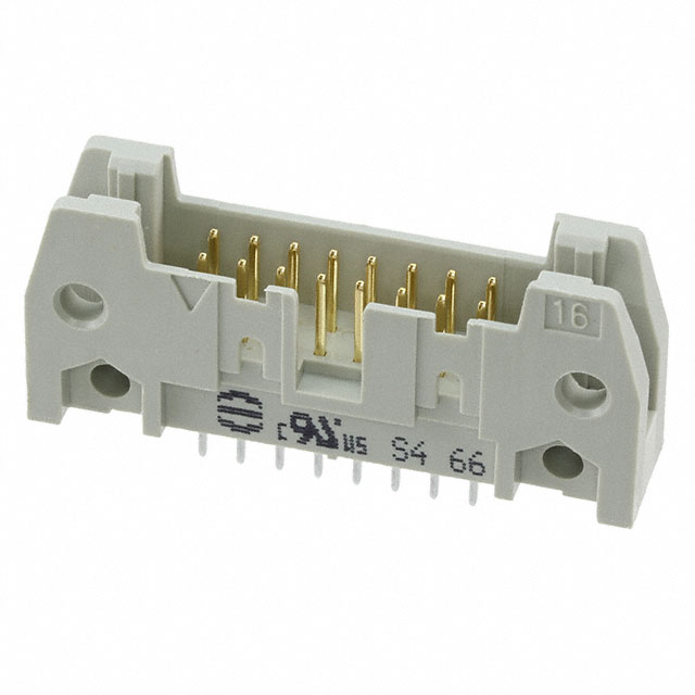 CONN HEADER VERT 16POS 2.54MM