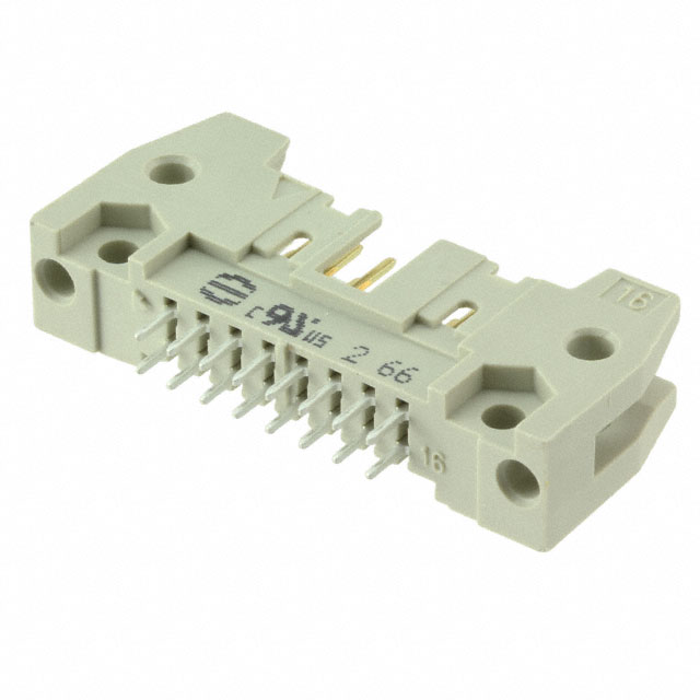 CONN HEADER VERT 16POS 2.54MM