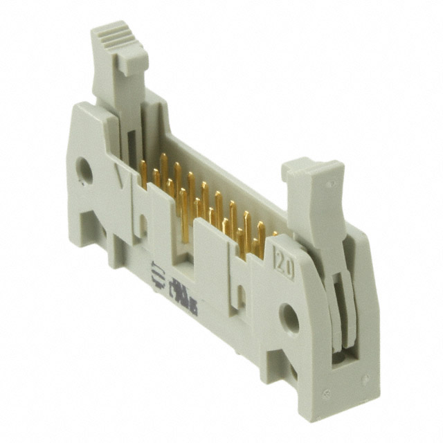 CONN HEADER R/A 20POS 2.54MM