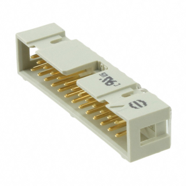 CONN HEADER R/A 26POS 2.54MM