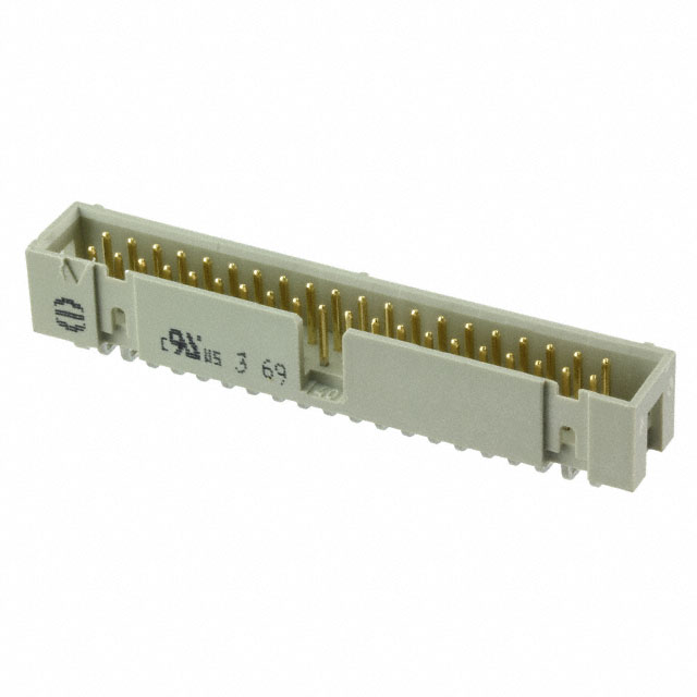 CONN HEADER R/A 40POS 2.54MM