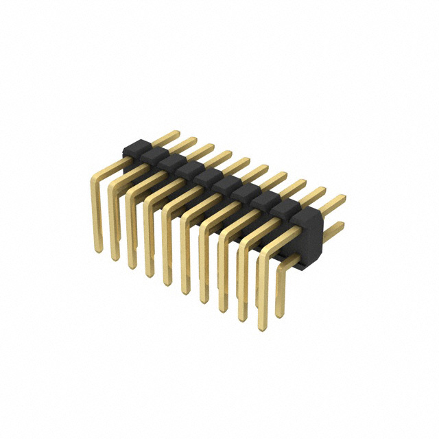 CONN HEADER R/A 20POS 2MM
