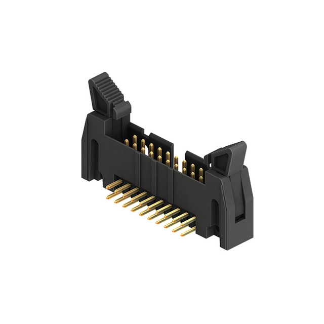 CONN HEADER R/A 20POS 2.54MM