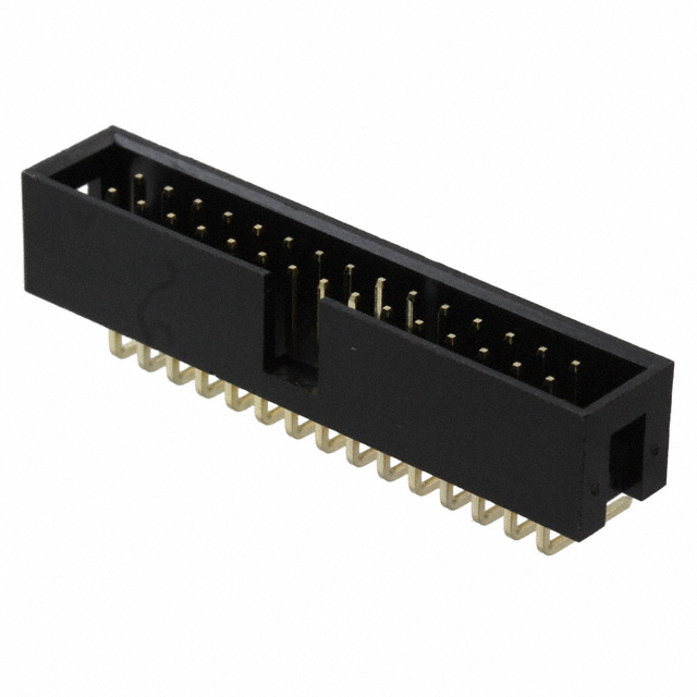 CONN HEADER R/A 30POS 2.54MM
