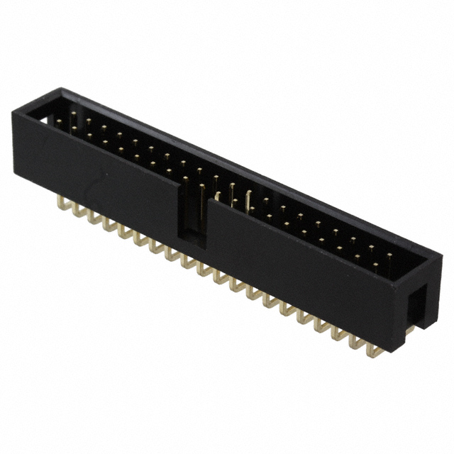 CONN HEADER R/A 40POS 2.54MM