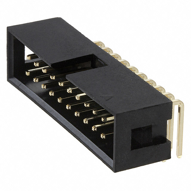 CONN HEADER R/A 20POS 2.54MM