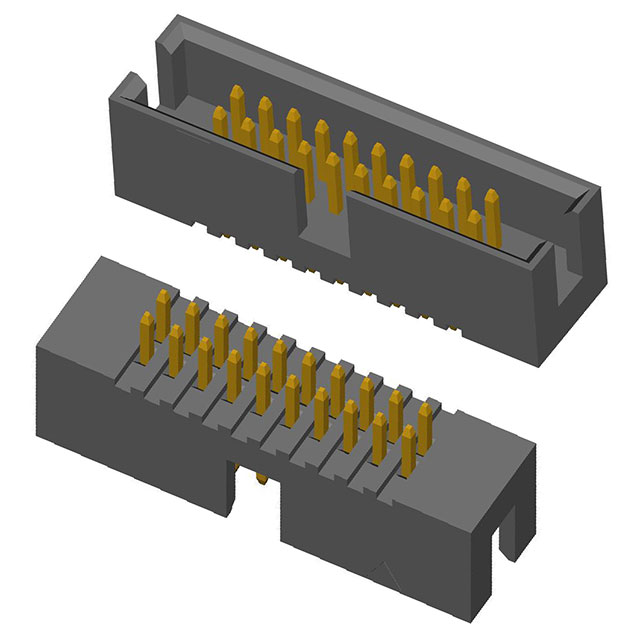 CONN HEADER VERT 50POS 1.27MM