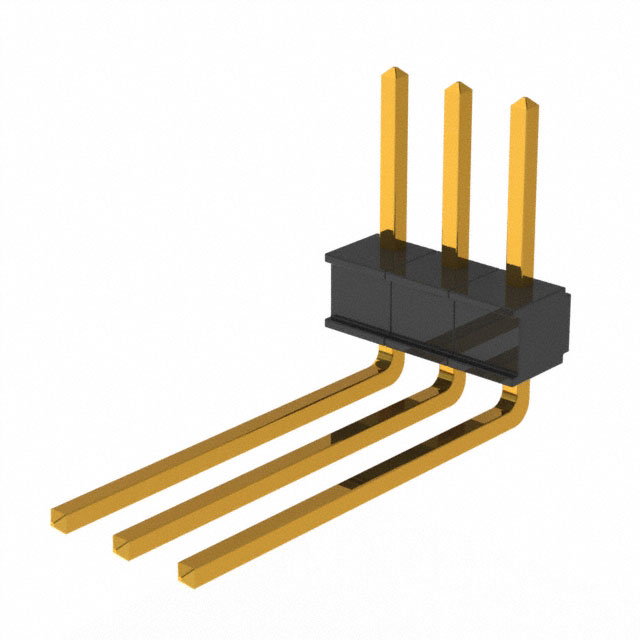 CONN HEADER R/A 3POS 2.54MM
