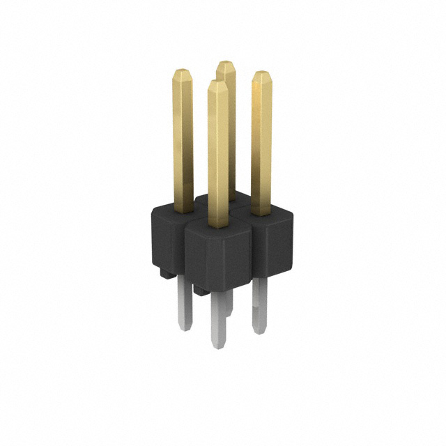 CONN HEADER VERT 4POS 2.54MM