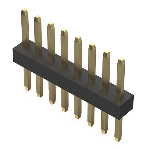 8POS 1.0MM PITCH PIN HEADER, SIL