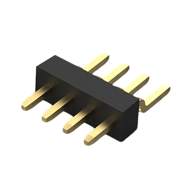 4POS 1.0MM PITCH HEADER, SIL, SM