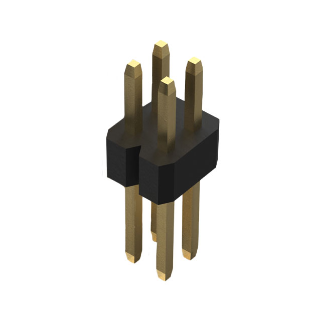 4W, 1.0MM PITCH PIN HDR, DIL, TH