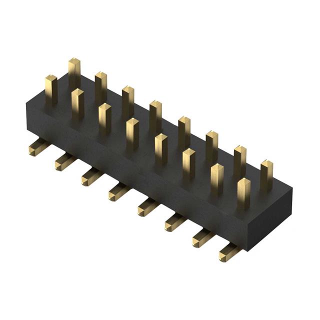 16POS, 2MM PITCH PIN HDR, DIL, S