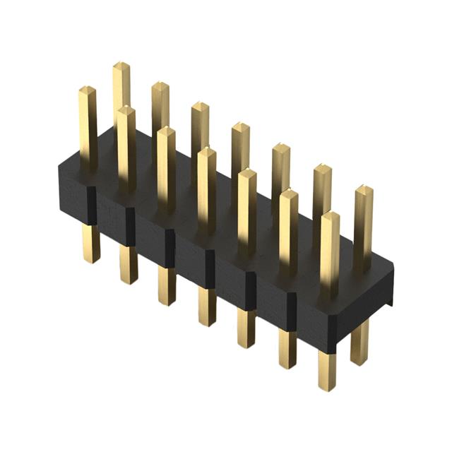14W, 2MM PITCH PIN HDR, DIL, TH,
